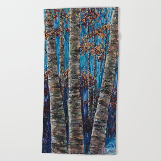 Aspen Forest In The Rocky Mountain Beach Towel
