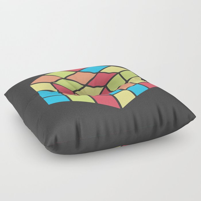 #68 Rubix Cube Floor Pillow