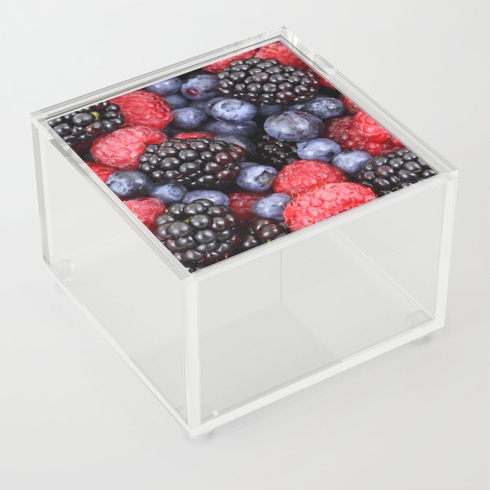 Berries Fruits Photo Acrylic Box