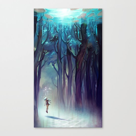 AquaForest Canvas Print