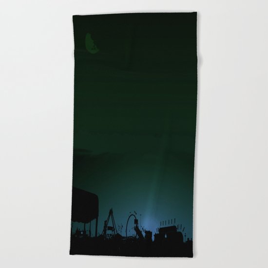 Bleeding Night Fair Beach Towel