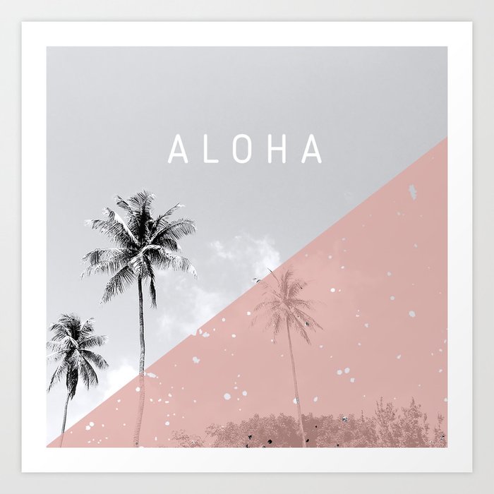 Island vibes - Aloha Art Print