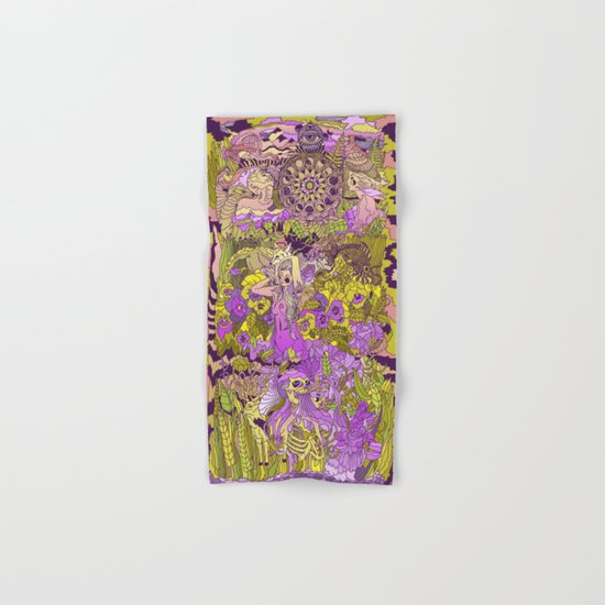 Garden Pansy Hand & Bath Towel