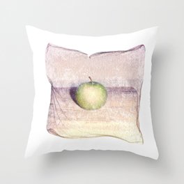 Emulsion Lift 6- An Apple A Day Throw Pillow