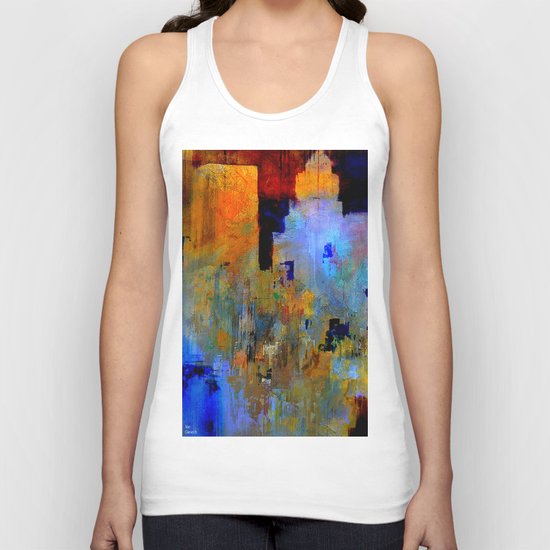 An autumn in Central Park Unisex Tank Top