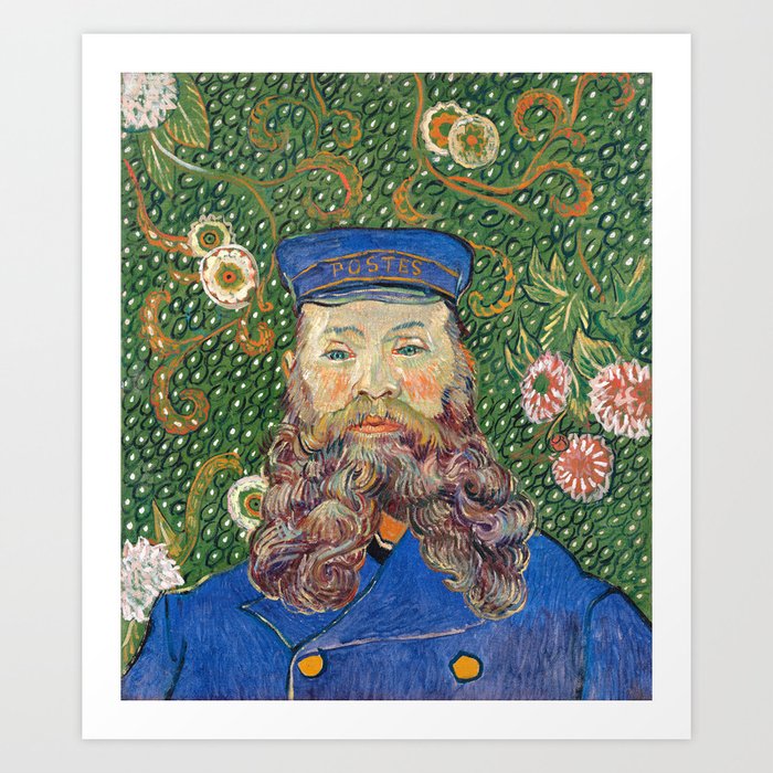 Portrait of the Postman by Vincent van Gogh Kunstdrucke Portrait of the Postman by Vincent van Gogh Kunstdrucke