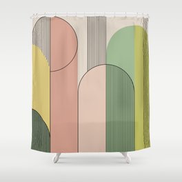 Abstract Arches I Shower Curtain
