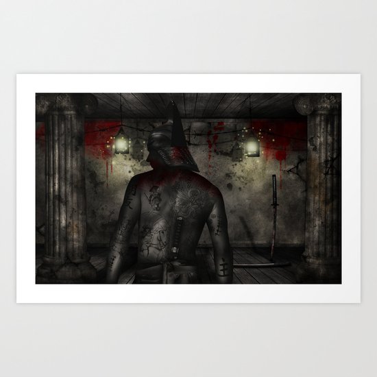 Dark Room Killer Art Print