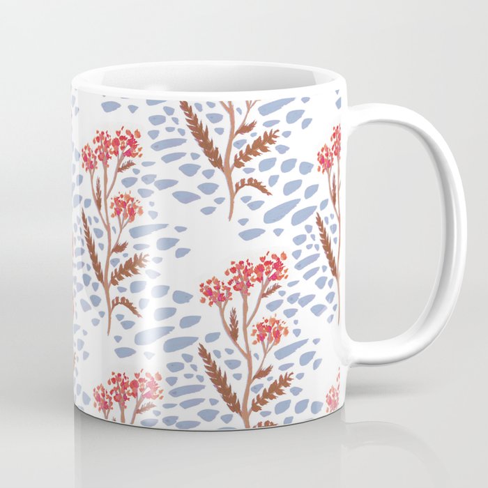 Painted Floral - Periwinkle Coffee Mug