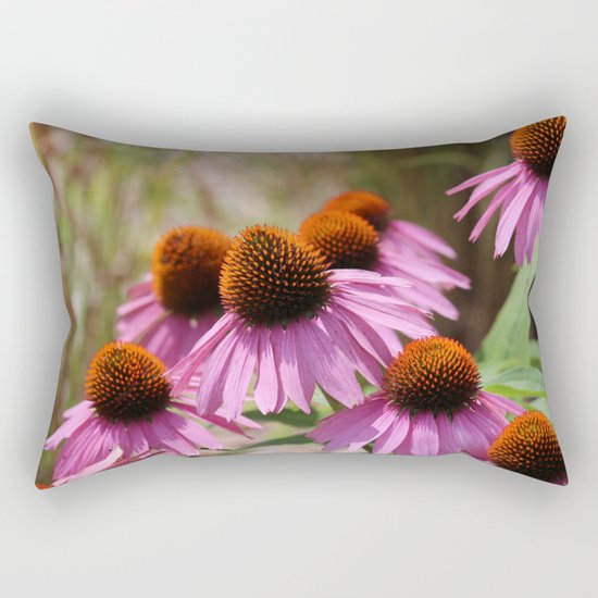 Cone Flowers Rectangular Pillow