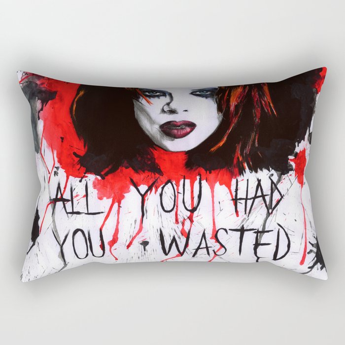 SHIRLEY MANSON (GARBAGE) Stupid Girl artwork Rectangular Pillow