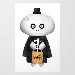 Halloween Friends — Skully Art Print