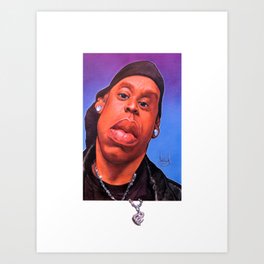 Jay-Z 2K Art Print