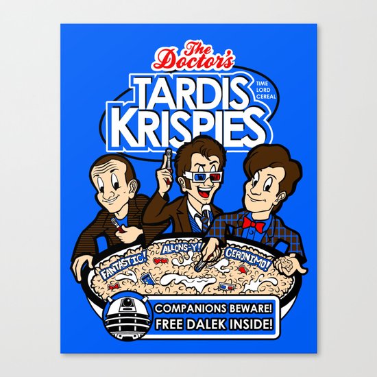 Tardis Krispies Canvas Print