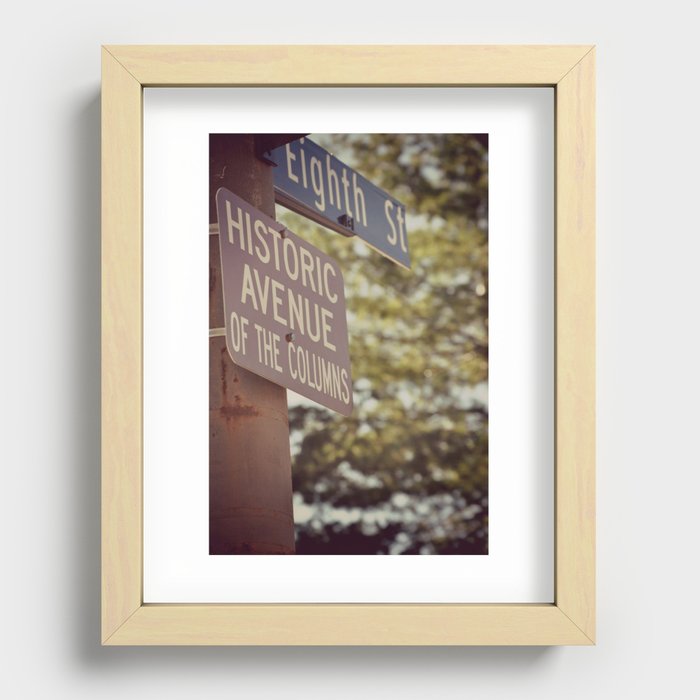 Avenue of the Columns Recessed Framed Print