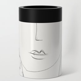 Sketch of a pop girl Can Cooler