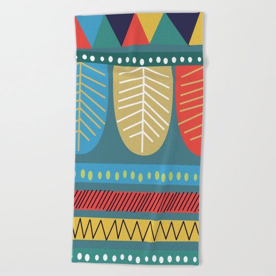 Ethnic Pattern Beach Towel