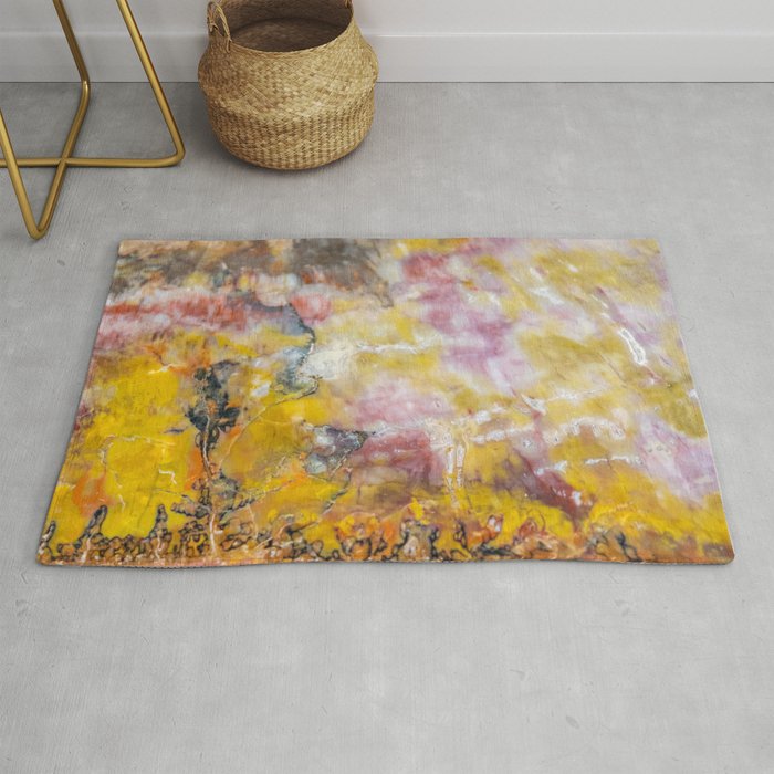 Petrified Wood Art Rug