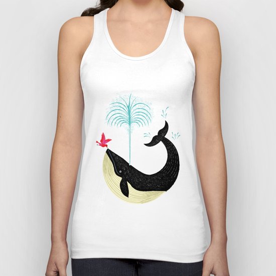 The Bird and The Whale Unisex Tank Top