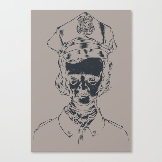 It's the POElice! Canvas Print
