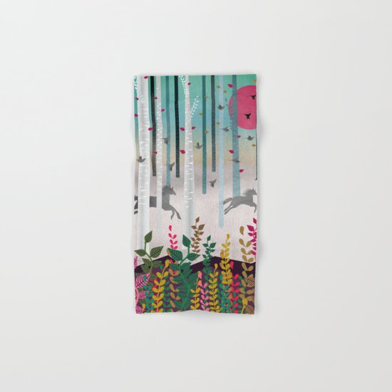 Flying Horses Hand & Bath Towel