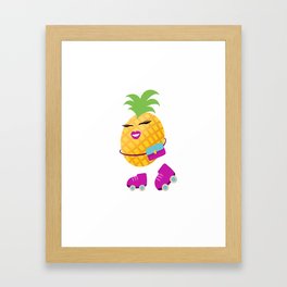 Pineapple blades Framed Art Print