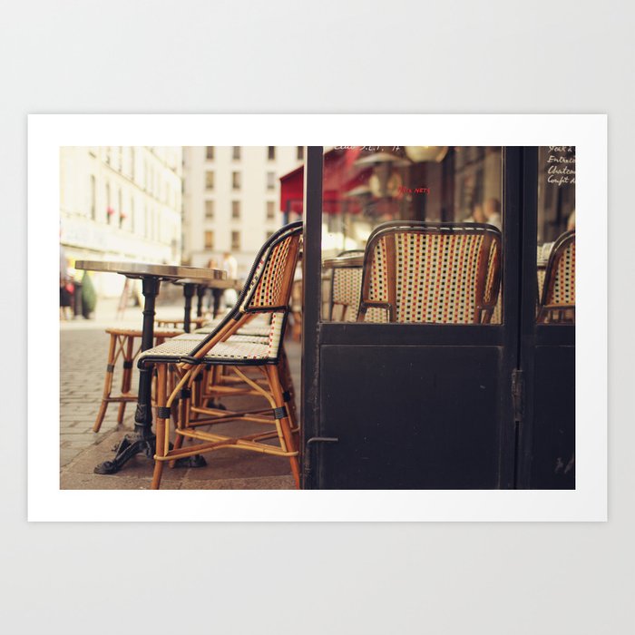 Paris Cafe Art Print