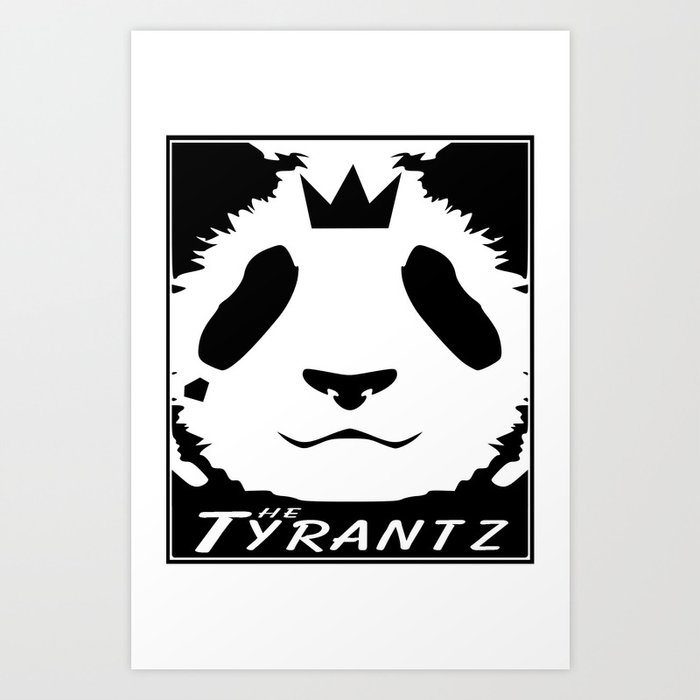 Male Panda Box Art Print