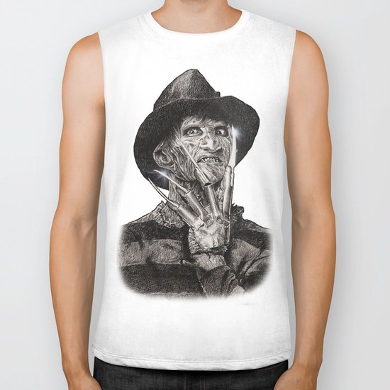 freddy krueger Biker Tank
