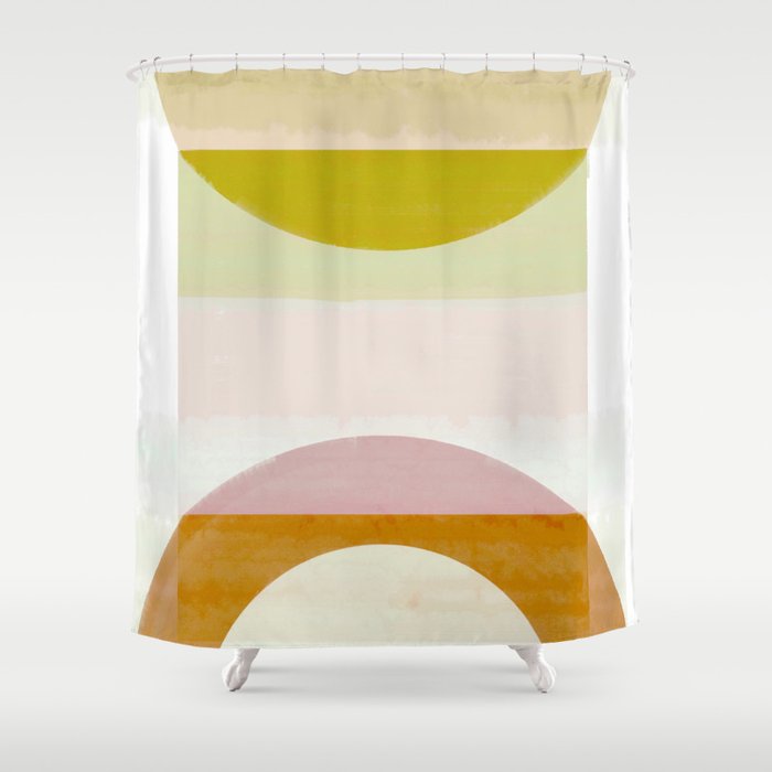 Bauhaus Geometry Abstract Shower Curtain