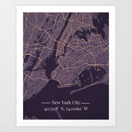 New York, NY Art Print