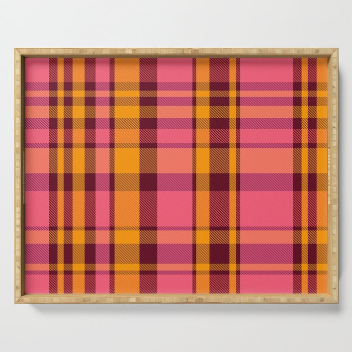 Plaid // Watermelon Smoothie Serving Tray