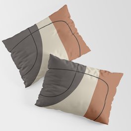 Modern Abstract Shapes #2 Pillow Sham