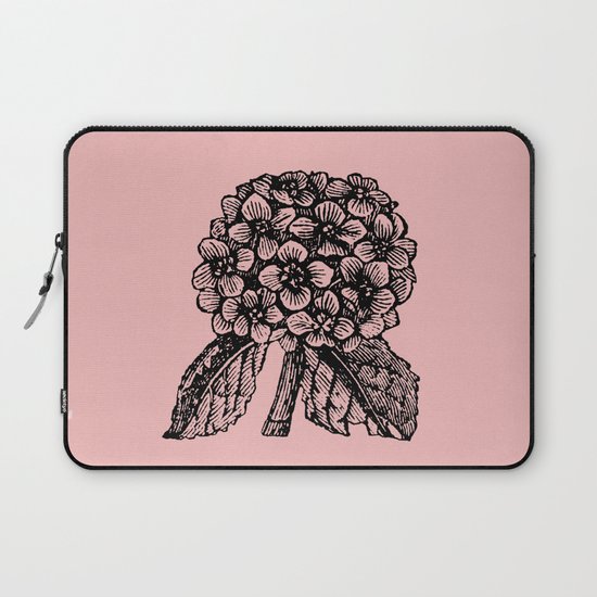 Pink Hydrangea Laptop Sleeve