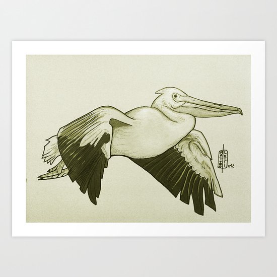 Pellicano Art Print