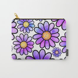 Doodle Daisy Flower v03 Carry-All Pouch | Flowers, Graphicdesign, Doodle, Garden, Flower, Botanical, Spring, Drawing, Design, Vector 