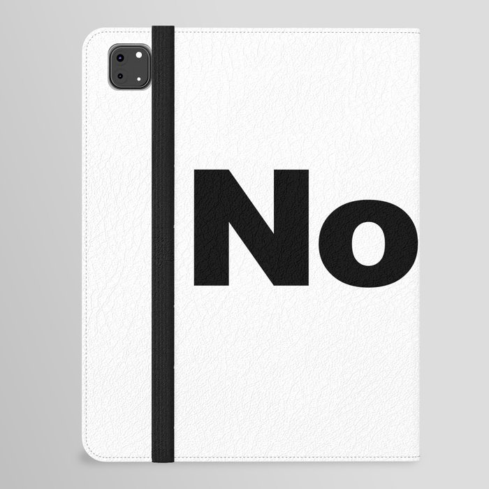 Nope. iPad Folio Case