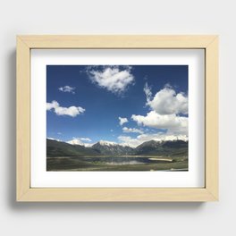 The Mountains Are Calling Recessed Framed Print