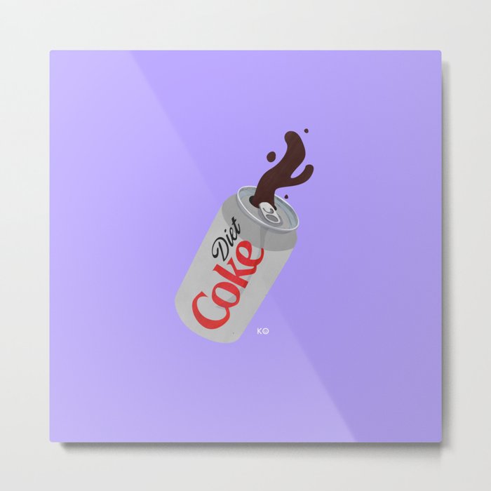 Diet Coke Metal Print