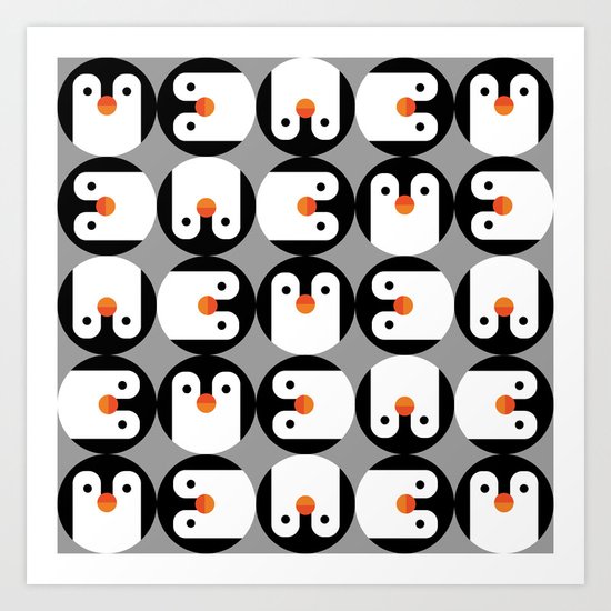 The Penguin Club Art Print