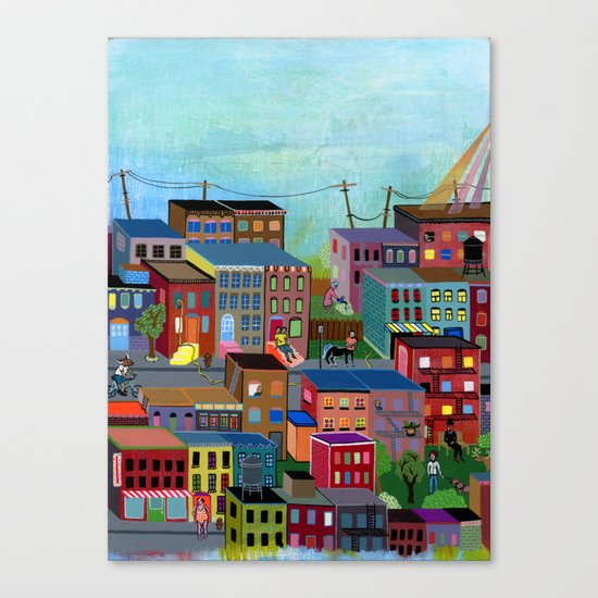 Three Canvas Print