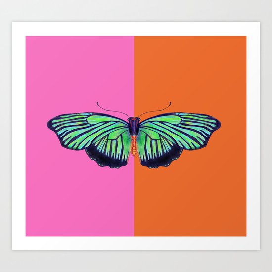 Hal Color Block Art Print