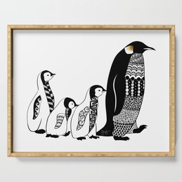Penguins Serving Tray
