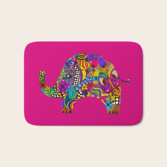 PINK ELEPHANT Bath Mat
