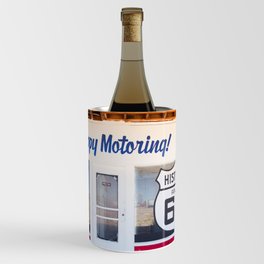 Happy Motoring Garage Route 66 Photography Wine Chiller