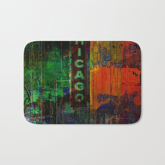 A night in Chicago Bath Mat
