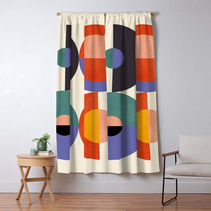 mid century modern 2022 2 Blackout Curtain by Ana Rut Bre Fine Art Society6