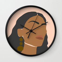 Profile: Black Women  Wall Clock