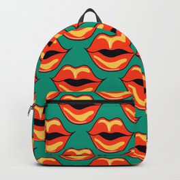 Halftone Pout - Mandarin Backpack