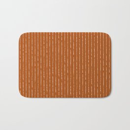 Lines II (Rust) Bath Mat